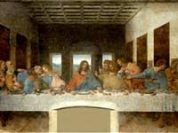 Во фреске Леонардо да Винчи 