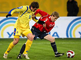 Сборная Украины завершила 2008 год победой над командой Норвегии