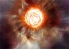 Умирающая звезда выпустила фонтан, равный Солнечной системе