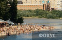 В Киеве разрешили купаться только на одном пляже 