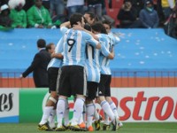 Сборная Аргентины победила Нигерию в матче ЧМ-2010