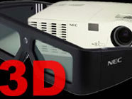 NEC NP216 - первый 3D проектор в комплекте с 3D очками