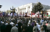 Митингующие написали открытое письмо Януковичу 