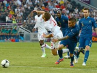 Англия и Франция сыграли вничью на Евро-2012