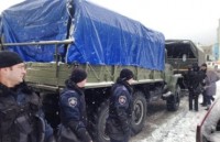 Спецназ Внутренних войск прибыл в Киев на 15 автобусах 