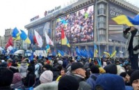Донецкие фермеры отправили на Евромайдан 16 тысяч гривен и полтонны продуктов 