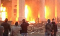 В Одессе во время пожара в Доме профсоюзов погибли 38 человек, 8 из них выпрыгнули из окон
